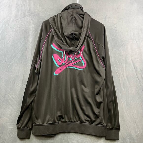 LRG Lifted Research Group Full Zip Jacket Streetwear 90's Track Mock Neck NN-06 - Picture 3 of 16